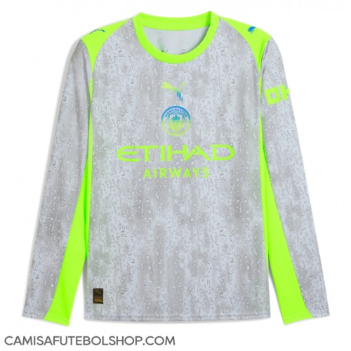 Camisa de time de futebol Manchester City Replicas 3º Equipamento 2025-26 Manga Comprida Camisa de time de futebol Manchester City Replicas 3º Equipamento 2025-26 Manga Comprida